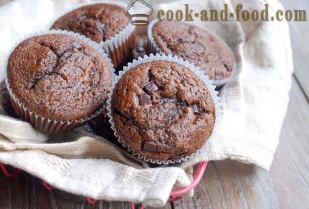 Chocolate muffinid - samm-sammult retsept