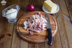 Squid salat juustu ja munade