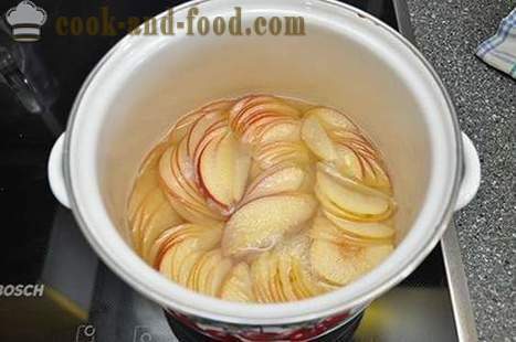 Küpsetatud rosetid õunad saia