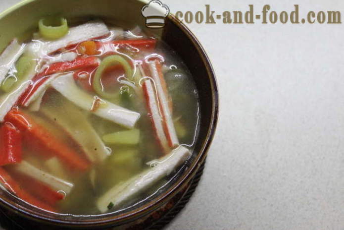 Supp makra ja köögivili - kuidas kokk makra, samm-sammult retsept fotod m