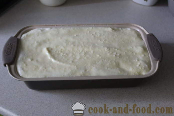 Vanilla kook pirnide ja juustu vormidesse - kuidas küpsetada kooki valmistatud kohupiima ja pirnid kodus, samm-sammult retsept fotod