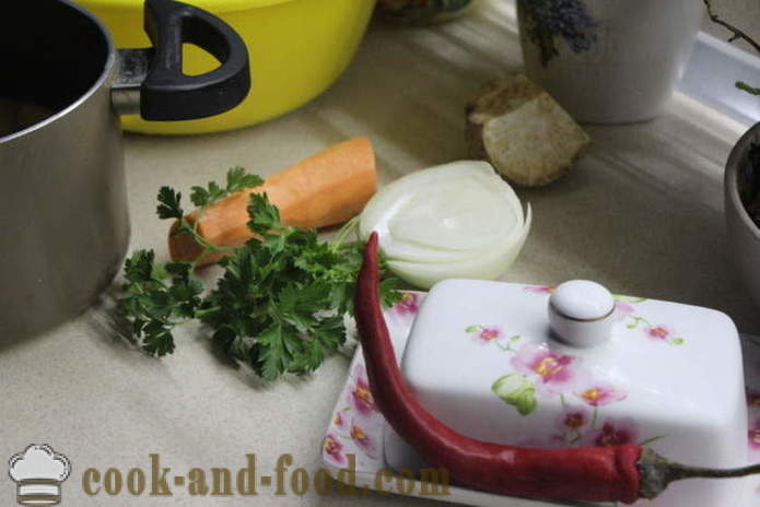 Vermicelli supp kana ja kartulid - kuidas valmistada maitsev kartuli supp nuudlitega ja kana koos samm-sammult retsept fotod