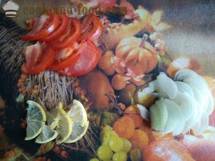 Makrell küpsetatud tomatid ja sidrun foolium - nagu küpsetatud makrell sidruni ahjus koos samm-sammult retsept fotod
