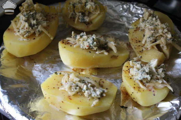 Ahjukartul juust - maitsvad süüa kartul ahjus koos samm-sammult retsept fotod