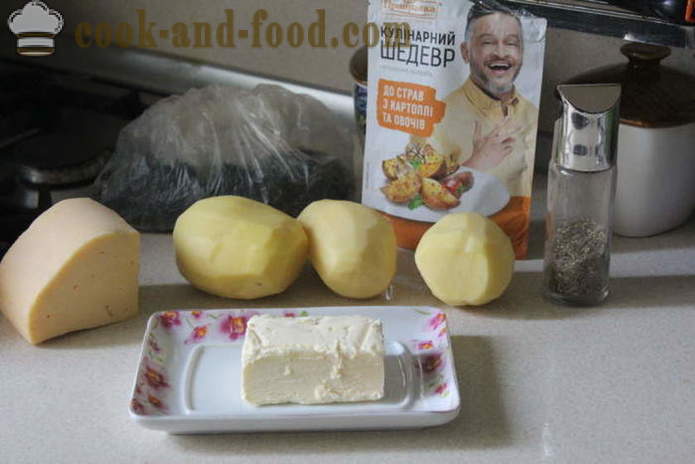 Ahjukartul juust - maitsvad süüa kartul ahjus koos samm-sammult retsept fotod