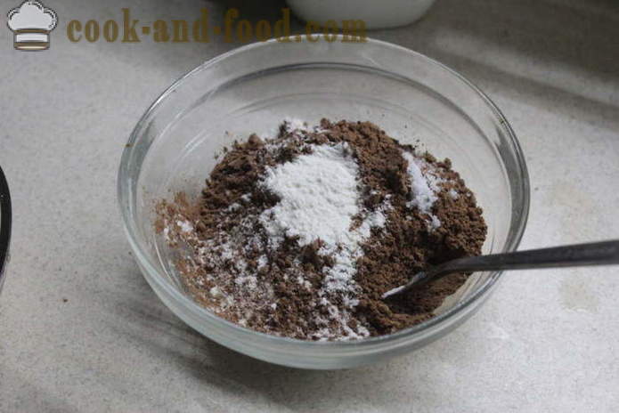 Šokolaadikook terveid pirne - kuidas teha šokolaadikook pirn koju, samm-sammult retsept fotod