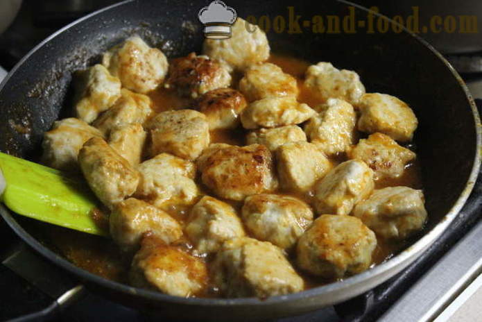 Mitboly kana - kuidas kokk lihapallid kastmega, samm-sammult fotode retsept kaste mitbolov