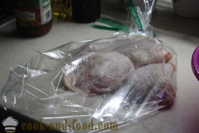 Kana reied küpsetatud ümbrise - nagu maitsev küpsetatud kana reie- ahjus sojakaste, samm-sammult retsept fotod