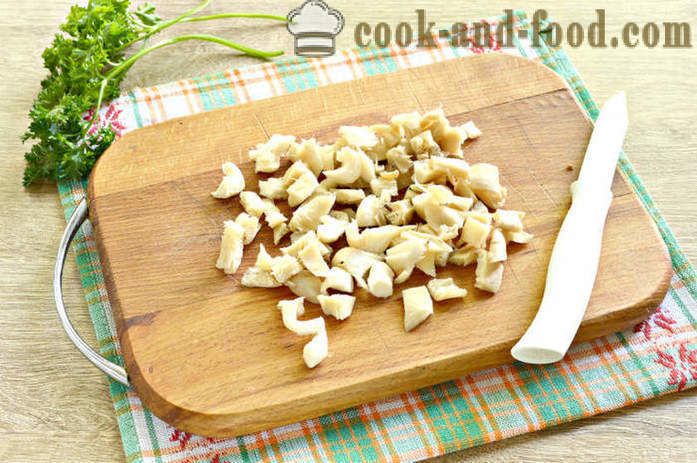 Kartul seentega hapukoor - kuidas kokk seened kartuli ja hapukoorega pannile koos samm-sammult retsept fotod