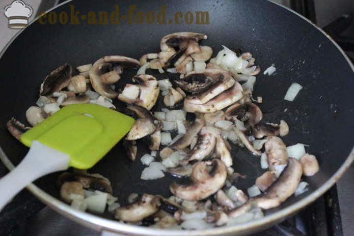 Kreemjas supp seente ja lillkapsas - kuidas kokk supp seente, samm-sammult retsept fotod