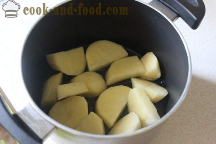 Maitsvad kartulid küüslaugu ja peekoniga - kuidas kokk maitsev värske kartul, samm-sammult retsept fotod