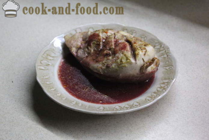 Juicy kanarind ahjus küpsetatud hapukoore - kuidas kokk maitsev kana rinnad, samm-sammult retsept fotod