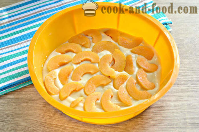 Piimatarrendite aprikoosi kook keefiri - lihtne ja kiire, kuidas küpsetada aprikoos pie ahjus koos samm-sammult retsept fotod