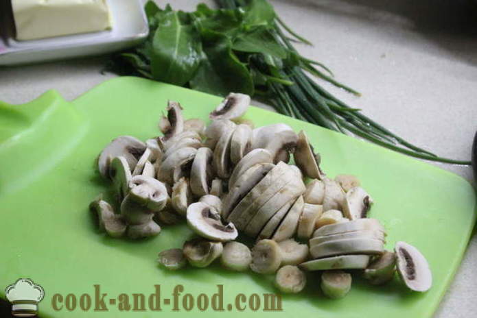 Pajaroog toores kartul seente ja hapuoblikas - kuidas teha pajaroog kartuli seente, samm-sammult retsept fotod