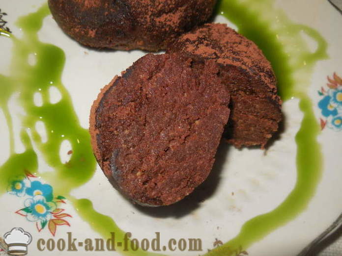 Omatehtud šokolaadi kook kondenspiima kartulid - kuidas kokk kook kartulid, samm-sammult retsept fotod
