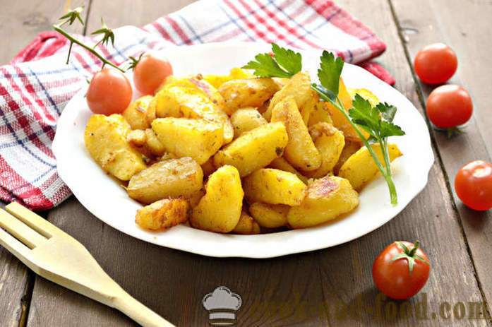 Küpsetatud kartuliviilud ahjus küüslaugu ja sojakaste - nii maitsev ahjukartul ahjus koos samm-sammult retsept fotod