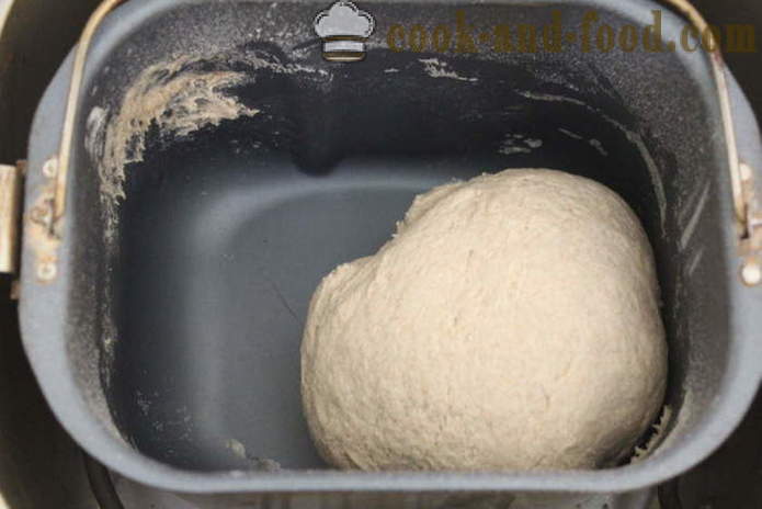 Rustic leiba leib tegija rukkist ja kogu nisujahu - kuidas teha leiba erinevate jahu leiva tegija, samm-sammult retsept fotod