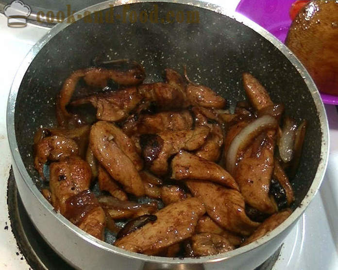 Kanarind Hiina sojakaste - kuidas kokk kana Hiina kaste, samm-sammult retsept fotod