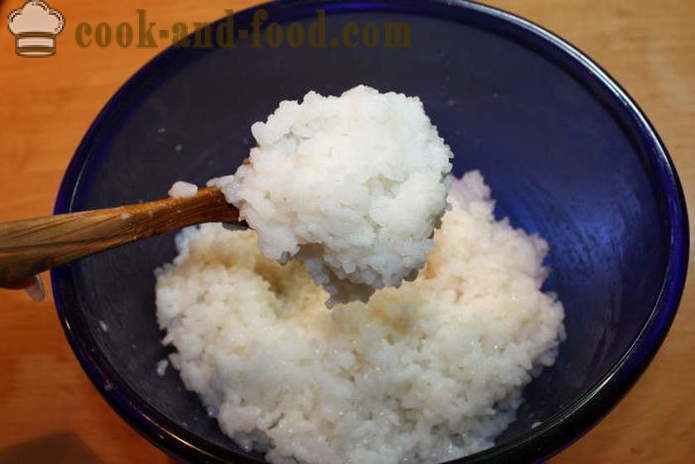 Parim sushi riis riisi äädikas - kuidas kokk riisi sushi kodus, samm-sammult retsept fotod