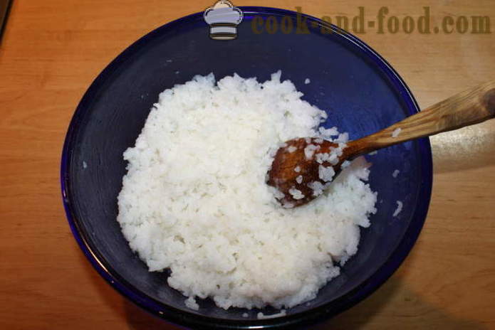 Parim sushi riis riisi äädikas - kuidas kokk riisi sushi kodus, samm-sammult retsept fotod