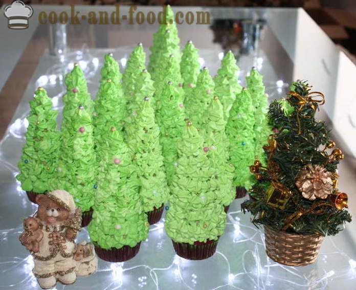 Jõulud koogid jõulupuud -, kuidas kokk jõulud koogid jõulupuud kodus samm-sammult retsept fotod