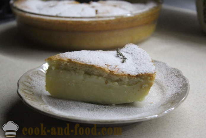 Nutikas Pie Cake - kuidas küpsetada kooki ahjus intelligentne, samm-sammult retsept fotod