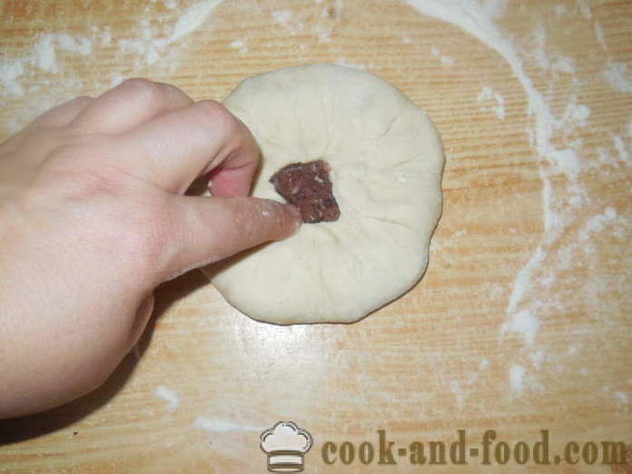 Tatari tassi Cainari - kuidas teha tortillasid koos liha ahjus, kus samm-sammult retsept fotod