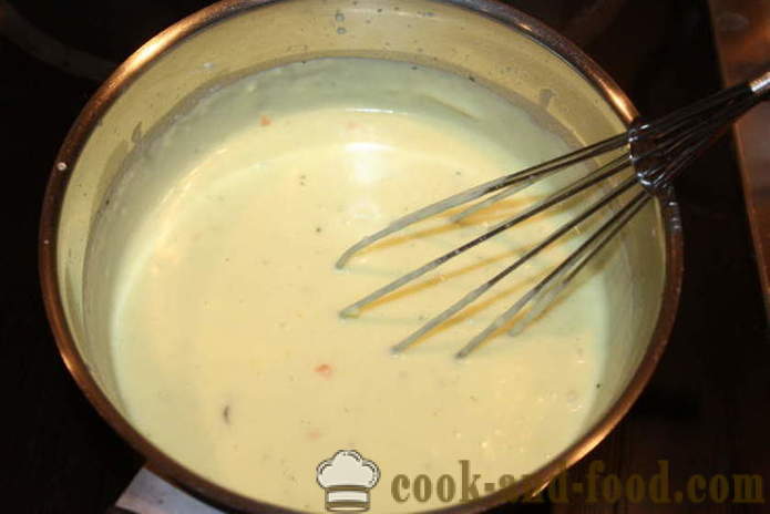 Lasanje kana ja juustukastmega ja piima - kuidas kokk lasanje kodus ahjus, kus samm-sammult retsept fotod