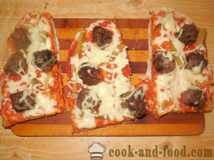 Lazy paks pita pizza ahjus - kuidas kokk viimistletud pita pizza, samm-sammult retsept fotod