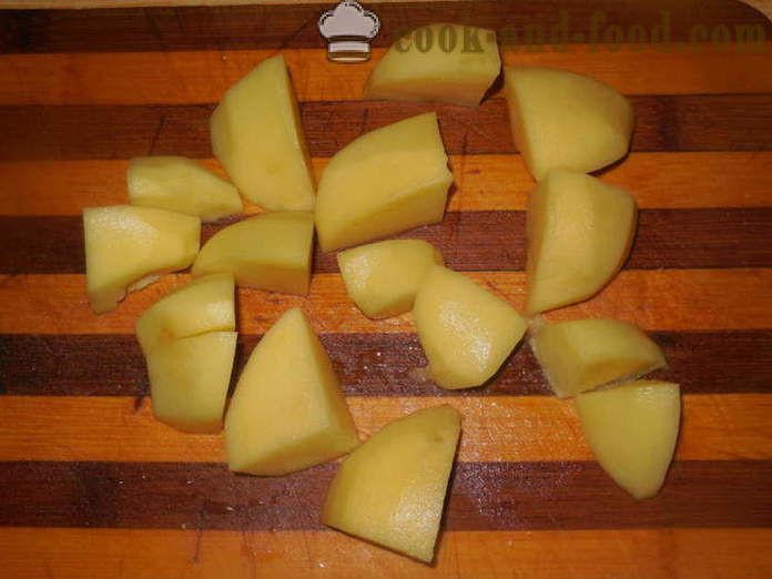Laziest pelmeenid kartulid - kuidas teha laisk pelmeenid kartulid, samm-sammult retsept fotod