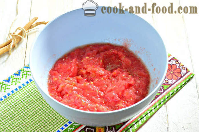 Kodu hrenoder klassikaline - kuidas teha hrenoder kodus, samm-sammult retsept hrenodera tomatite ja küüslauguga