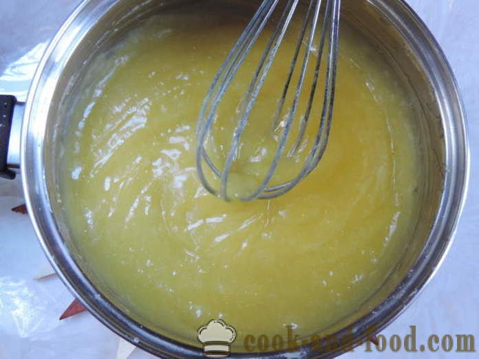 Lemon vanillikaste tärklis - kuidas kokk kodus vanillikaste sidruni, kus samm-sammult retsept fotod