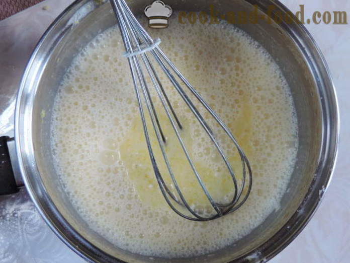 Lemon vanillikaste tärklis - kuidas kokk kodus vanillikaste sidruni, kus samm-sammult retsept fotod