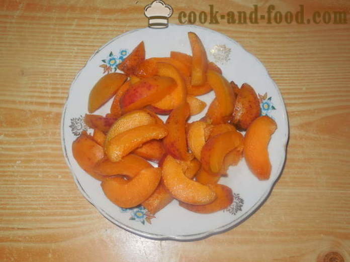 Koogid alates kodujuust tainas aprikoosidega pannil - kuidas teha koogid aprikoosid, samm-sammult retsept fotod