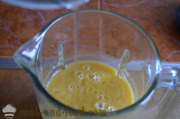 Jäätis sorbett melon, virsik ja banaan - kuidas teha sorbee kodus, samm-sammult retsept fotod