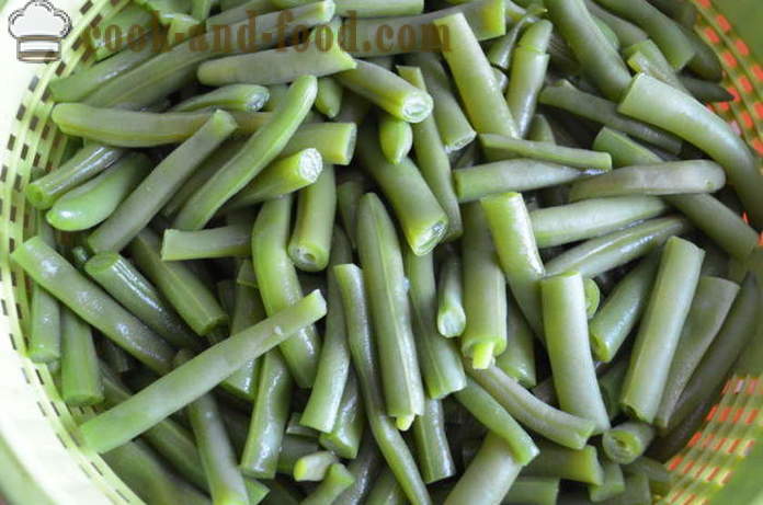 Delicious rohelised oad - kuidas kokk rohelised oad, samm-sammult retsept fotod