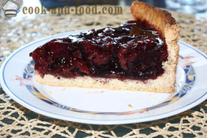 Liiva Cherry Pie - kuidas küpsetada kooki kirss ahjus koos samm-sammult retsept fotod