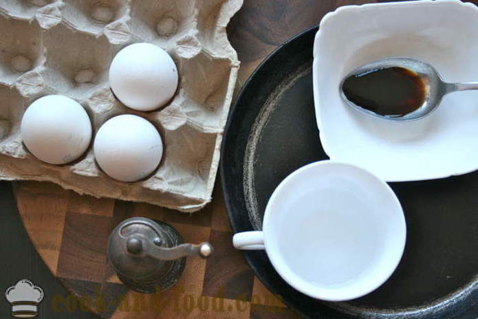 Omletnye pannkoogid - kuidas teha Jaapani omlett, samm-sammult retsept fotod