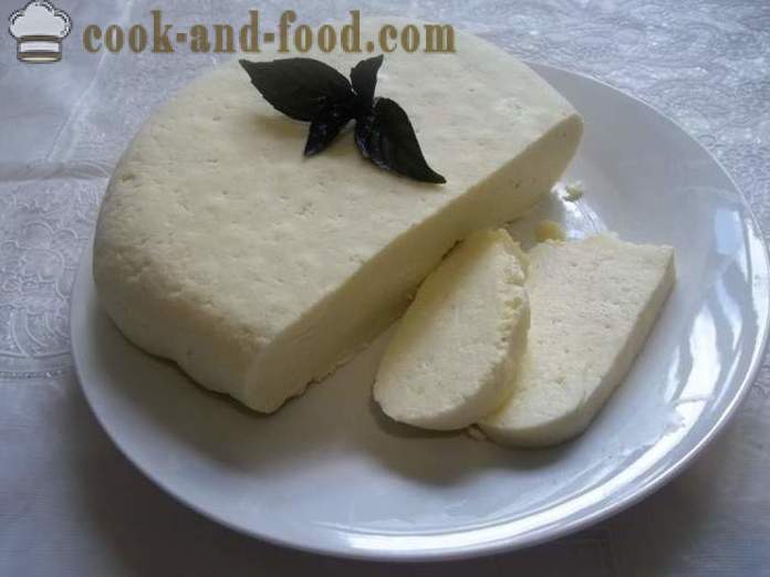 Juust juust piima kodus - kuidas teha juustu kodus, samm-sammult retsept fotod