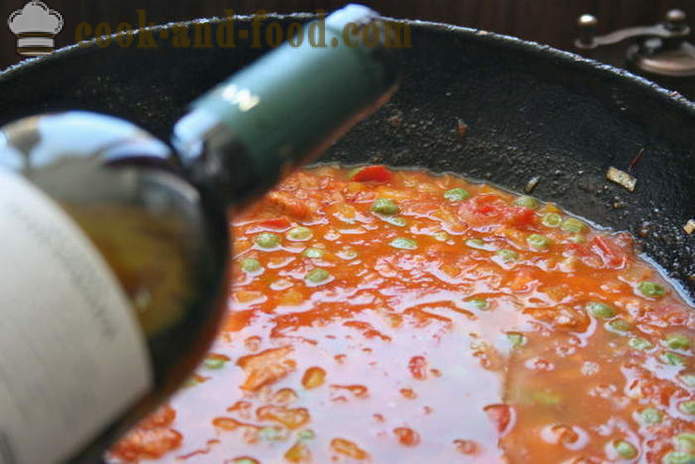 Classic paella kana ja mereannid - kuidas teha paella kodus, samm-sammult retsept fotod