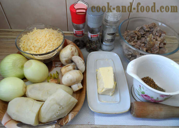 Liha suupisted-kook Päevalill - kuidas teha pärmi kook, päevalill, samm-sammult retsept fotod