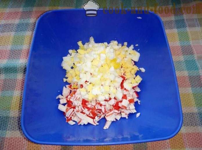 Pita makra muna ja majonees - kuidas teha krabi rulli Lavašš, samm-sammult retsept fotod
