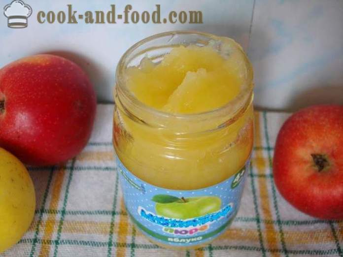Baby õunapüree värskest õunad - kuidas teha applesauce beebi kodus, samm-sammult retsept fotod