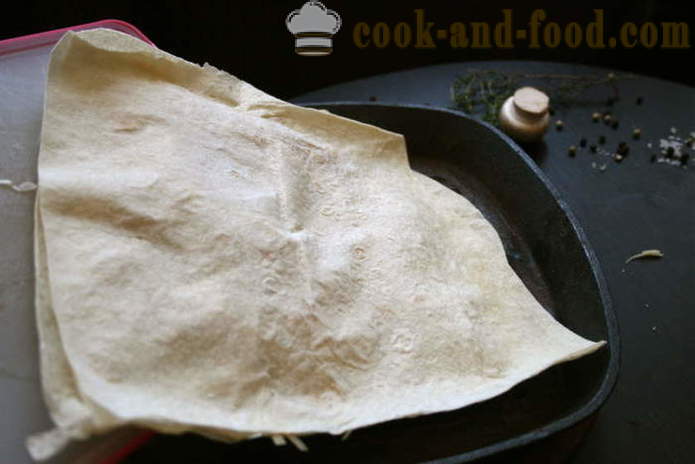 Ümbrikud täidisega pita leib grill piknikule - kuidas kokk maitsev pita leib täidetud kodus, samm-sammult retsept fotod