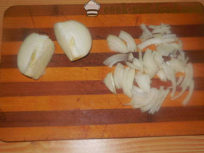 Paastuaja pelmeenid toores kartul ja sibul - kuidas kokk pelmeenid toores kartul, samm-sammult retsept fotod