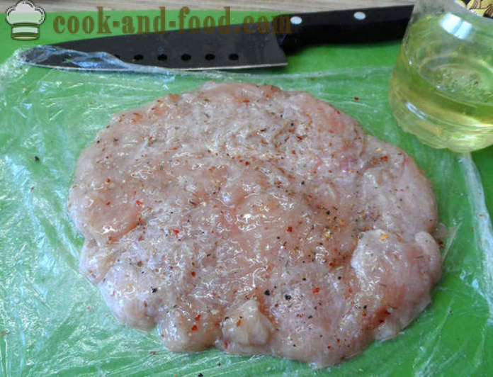 Kana maitsestatud juust ahjus - kuidas kokk karbonaadi kana on maitsev, koos samm-sammult retsept fotod