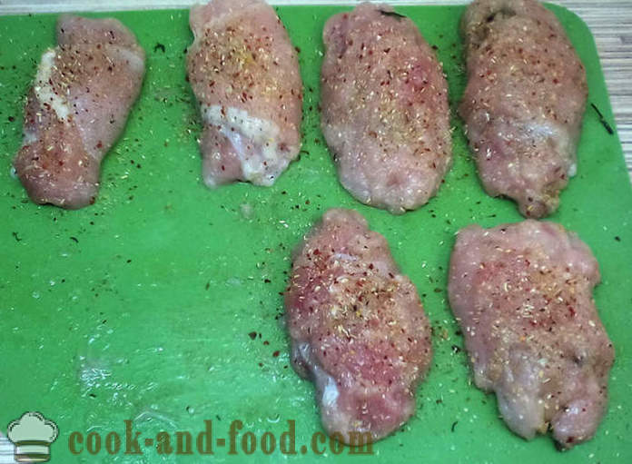 Kana kotletid maitsev täidis ja krõbedad - kuidas teha koogid koorik ja täidisega samm-sammult retsept fotod