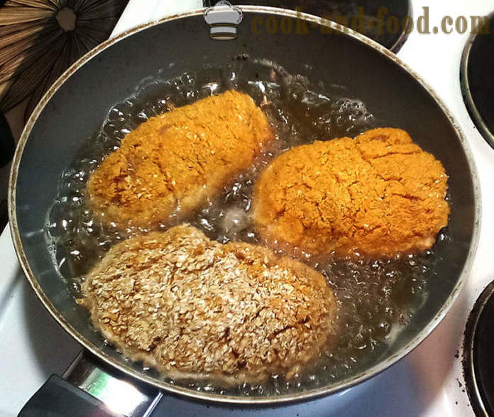 Kana kotletid maitsev täidis ja krõbedad - kuidas teha koogid koorik ja täidisega samm-sammult retsept fotod