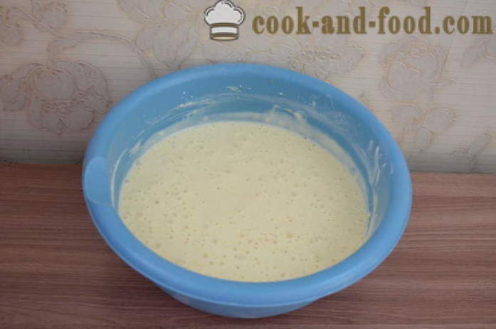 Quick kook keefiri ilma täites - kuidas valmistada piimatarrendite kook keefiri ahjus koos samm-sammult retsept fotod