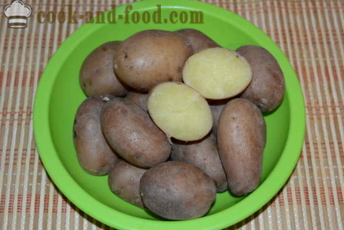 Keedetud kartulid salat - kuidas kokk koorega kartulid potti koos samm-sammult retsept fotod
